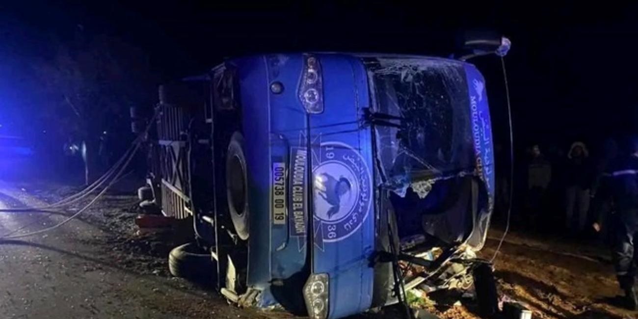 Goalkeeper, Coach die as Algerian club’s bus crash