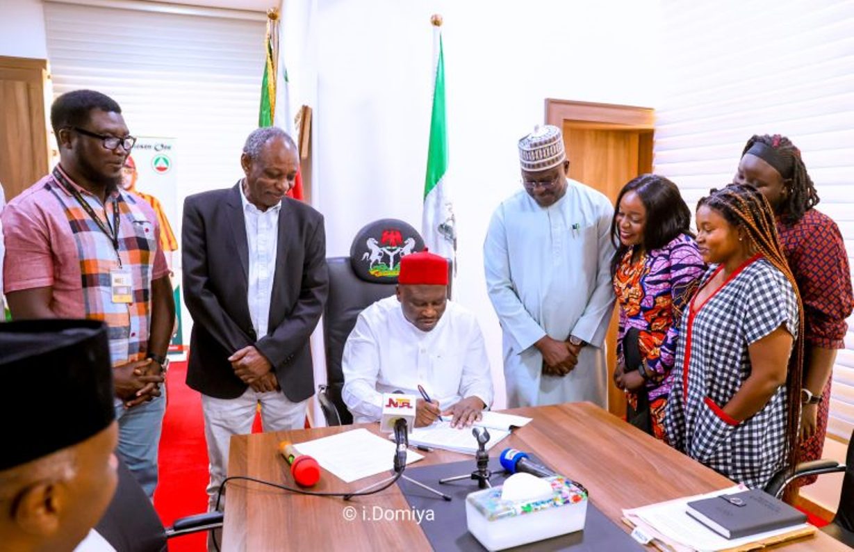 Governor Fintiri signs WASH policy for Adamawa