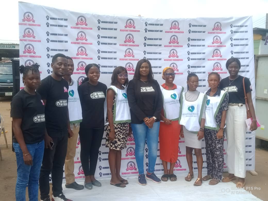 Human Rights Day: Headfort Foundation takes advocacy to Ojota Park