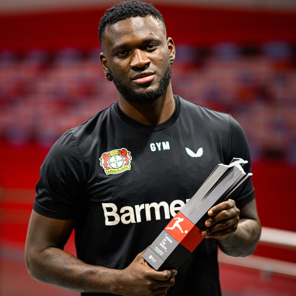 Bundesliga: Boniface wins fifth consecutive Rookie of the Month award