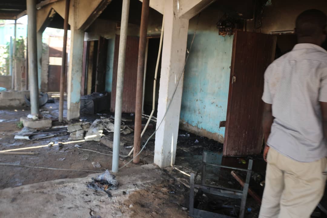 Fire destroys shops in Adamawa