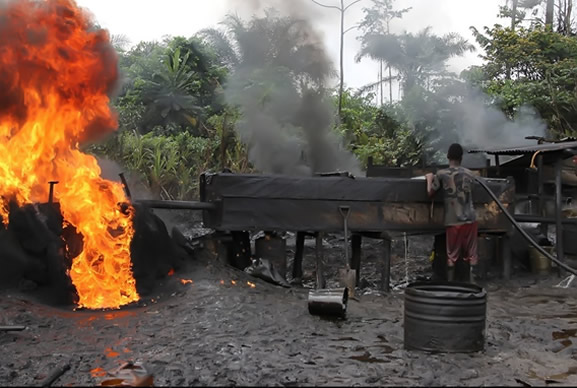 Navy discovers five illegal refineries in Ondo