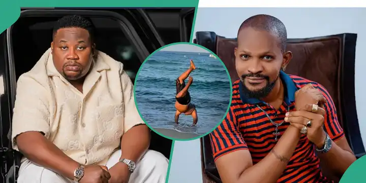 Uche Maduagwu Criticizes Cubana Chiefpriest’s Beach Stunt: “The Sea Goddess Is Not Happy”