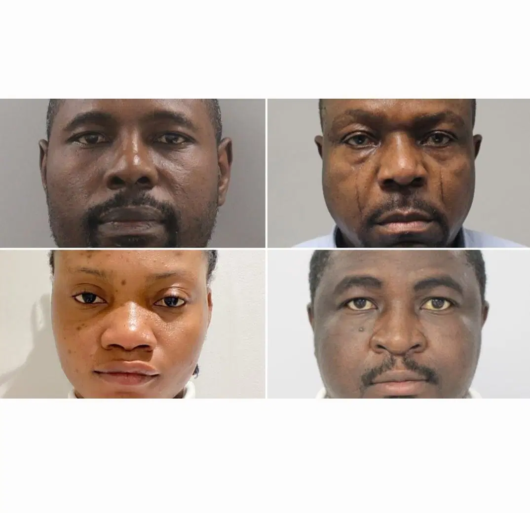 Four Nigerians Sentenced in UK for Forging Over 2,000 Marriage Certificates in Immigration Scam