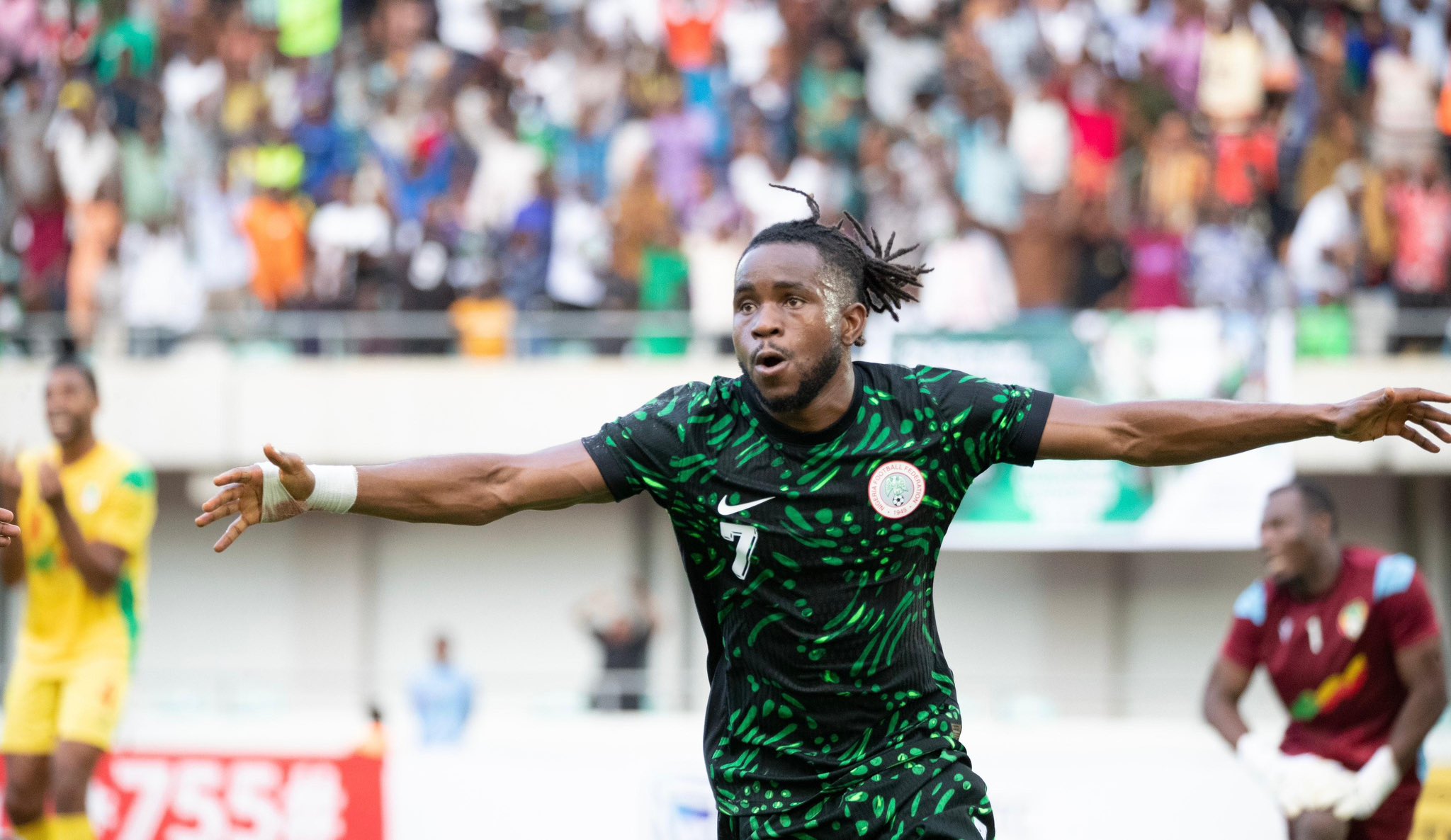 Cameroon’s Boyomo Tips Ademola Lookman for 2024 CAF Player of the Year