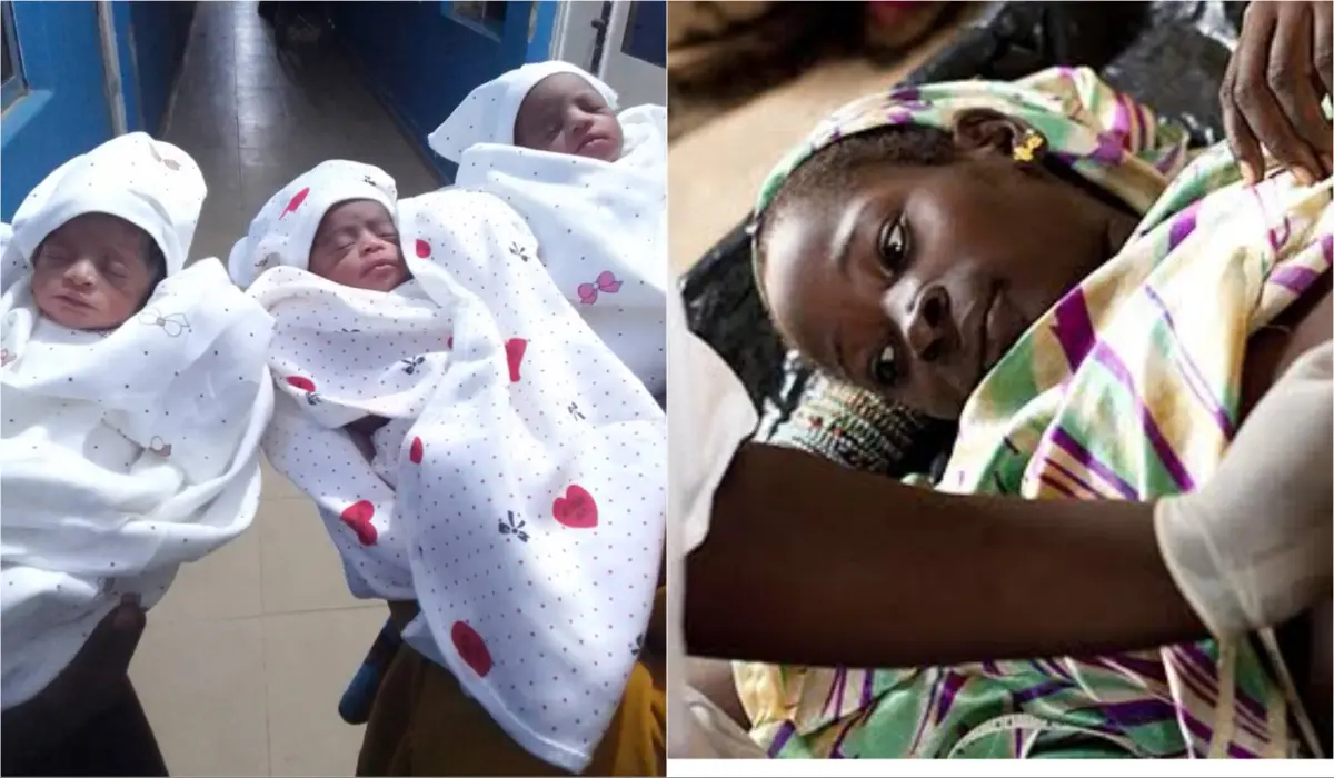 Jigawa Police Officer’s Wife Welcomes Triplets a Year After Having Twins, Seeks Support