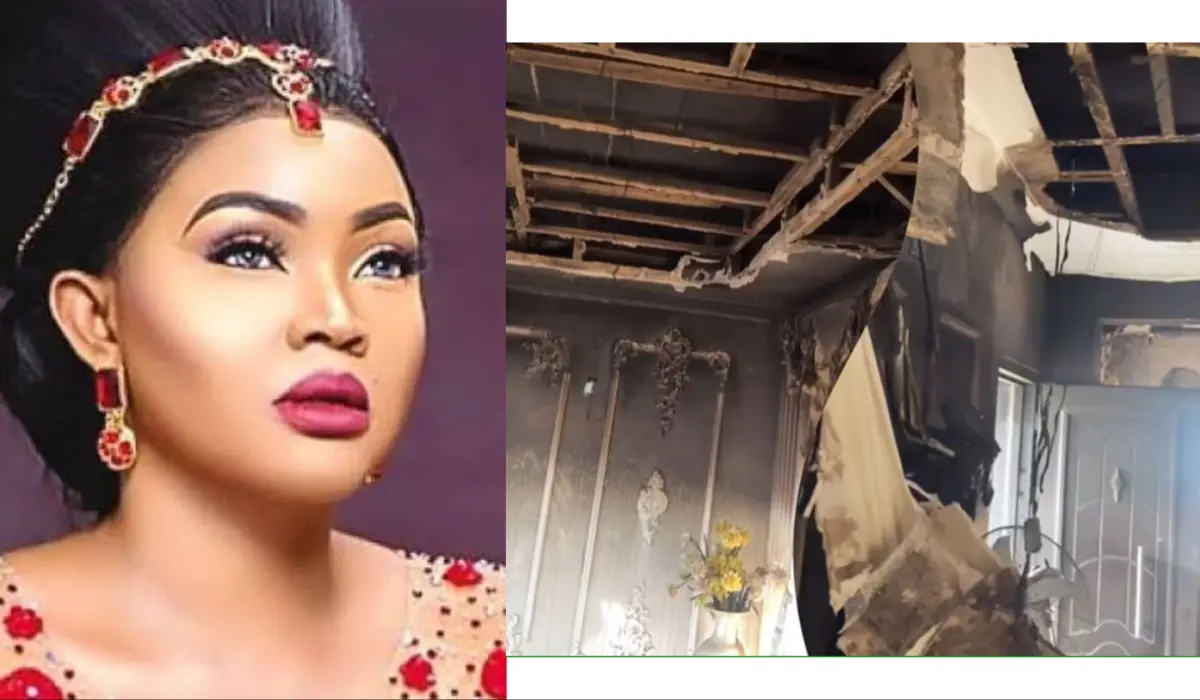 Fire Guts Mercy Aigbe’s Lagos Residence, Actress Grateful No Lives Were Lost